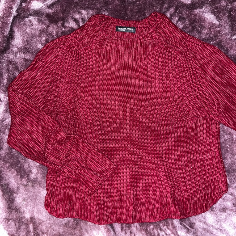 American Apparel Cropped Sweater
